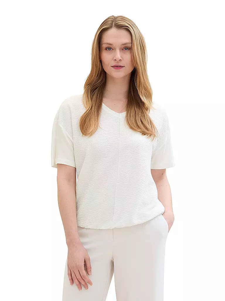 TOM TAILOR | T-Shirt | weiss