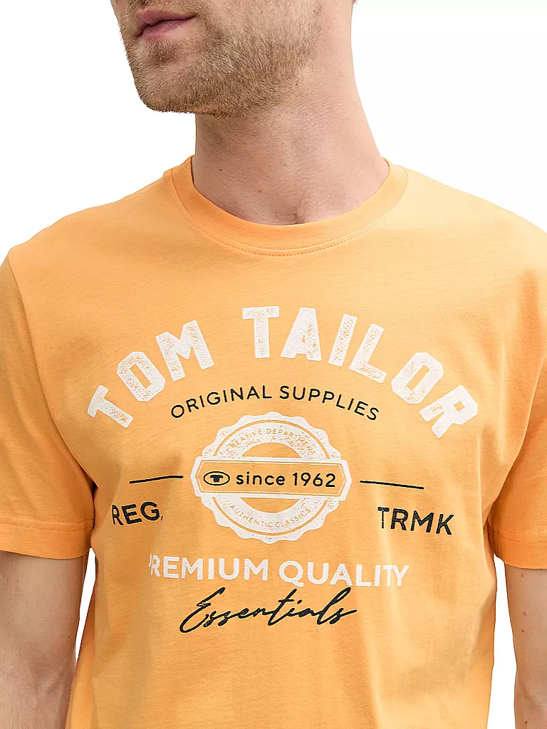 TOM TAILOR | T-Shirt | orange