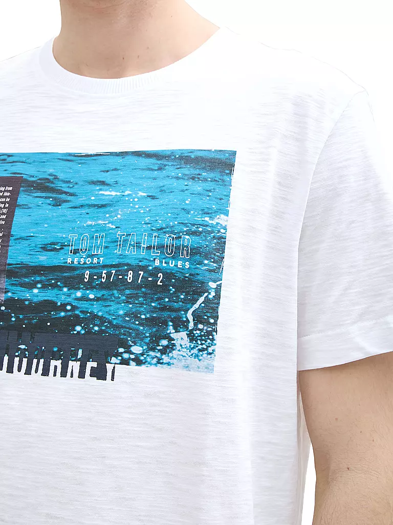 TOM TAILOR | T-Shirt | blau