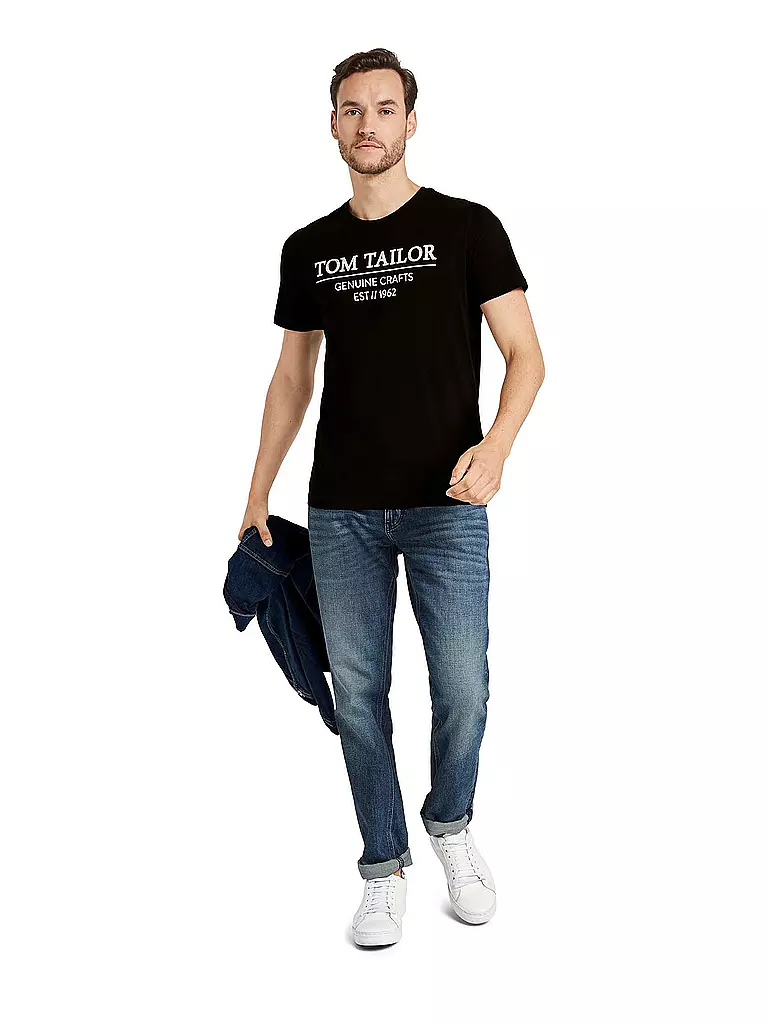 TOM TAILOR | T-Shirt | schwarz