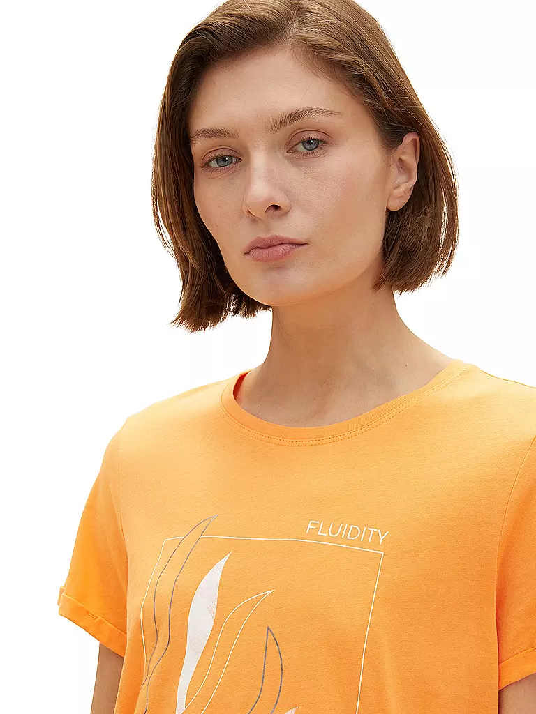 TOM TAILOR | T-Shirt | orange