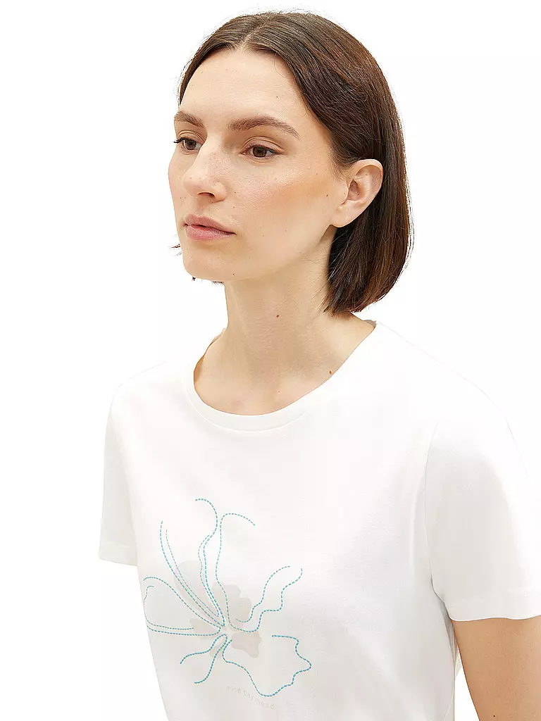 TOM TAILOR | T-Shirt | weiss