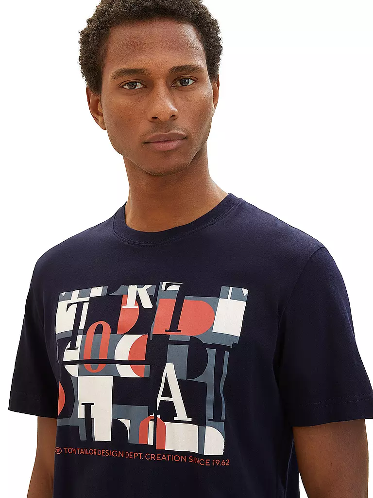 TOM TAILOR | T-Shirt | blau