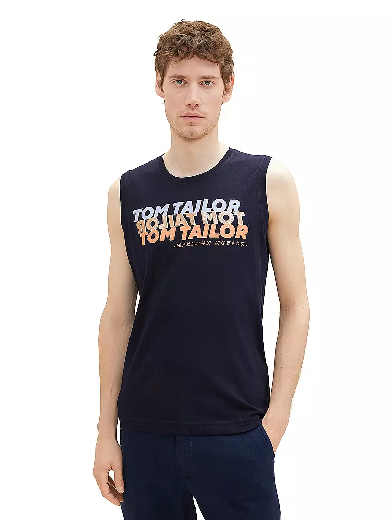 TOM TAILOR | Tanktop | blau