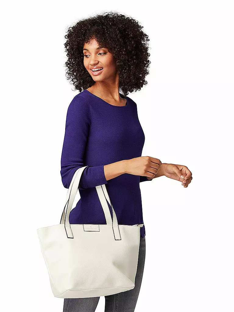 TOM TAILOR | Tasche - Shopper "Miri" | weiß