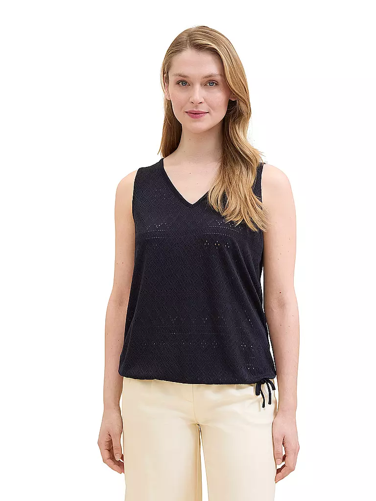 TOM TAILOR | Top  | dunkelblau
