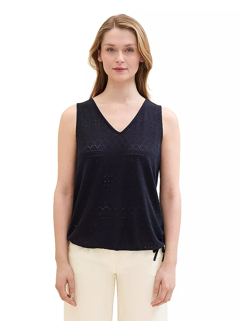 TOM TAILOR | Top  | dunkelblau
