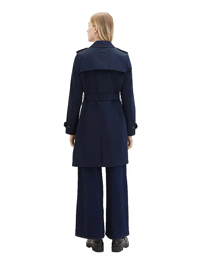 TOM TAILOR | Trenchcoat  | dunkelblau