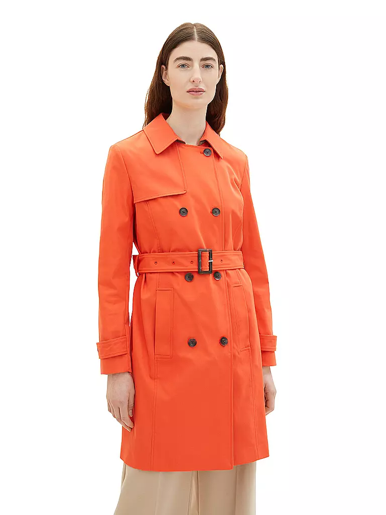 TOM TAILOR | Trenchcoat | orange