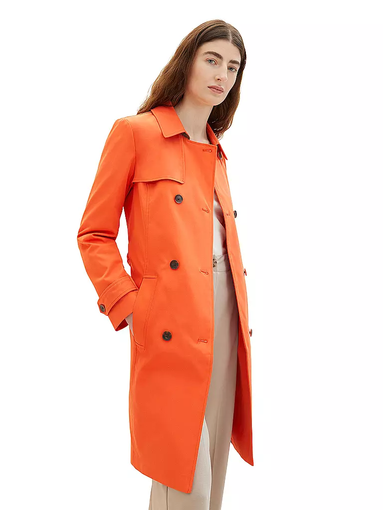 TOM TAILOR | Trenchcoat | orange