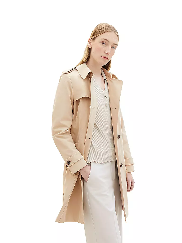 TOM TAILOR | Trenchcoat | dunkelblau