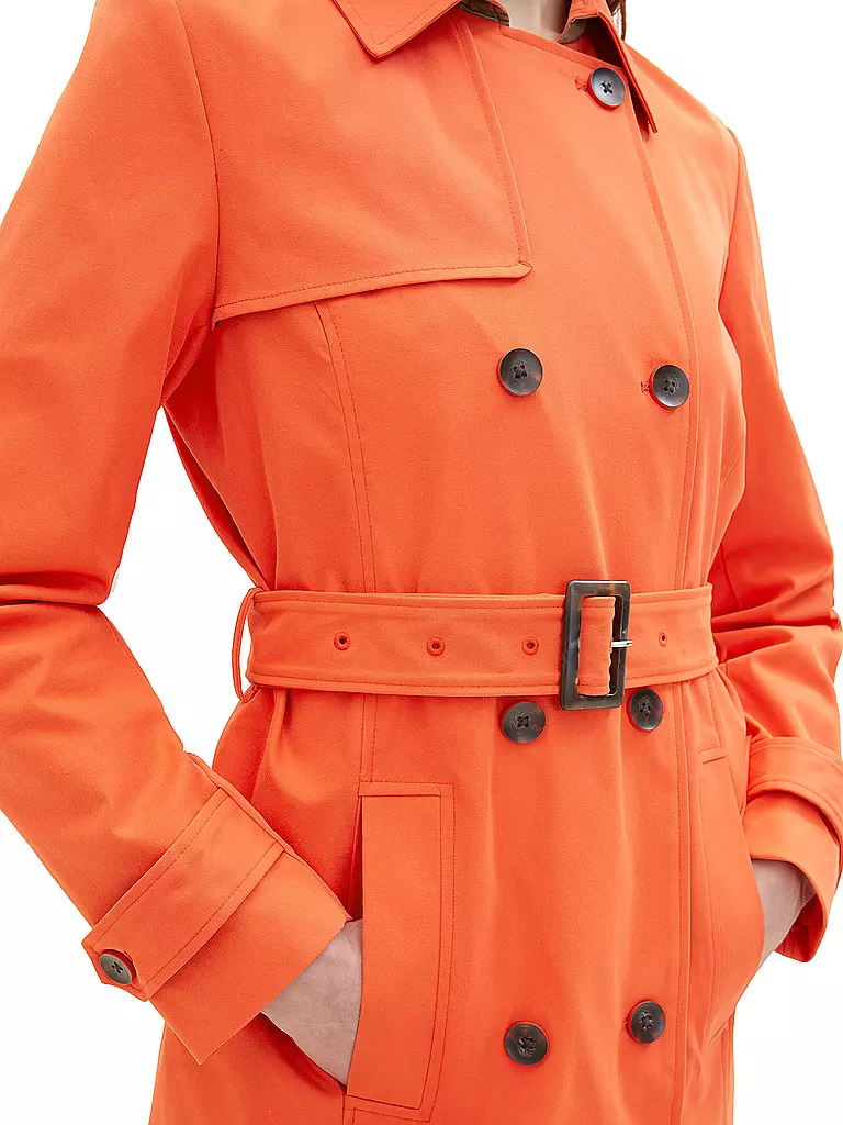 TOM TAILOR | Trenchcoat | orange