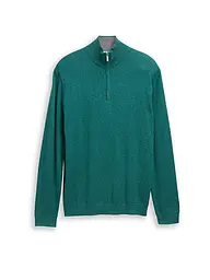 TOM TAILOR | Troyer Pullover  | grün