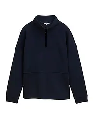 TOM TAILOR | Troyer Pullover  | schwarz