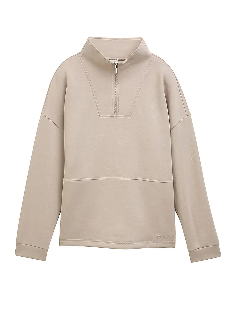 TOM TAILOR | Troyer Pullover  | creme