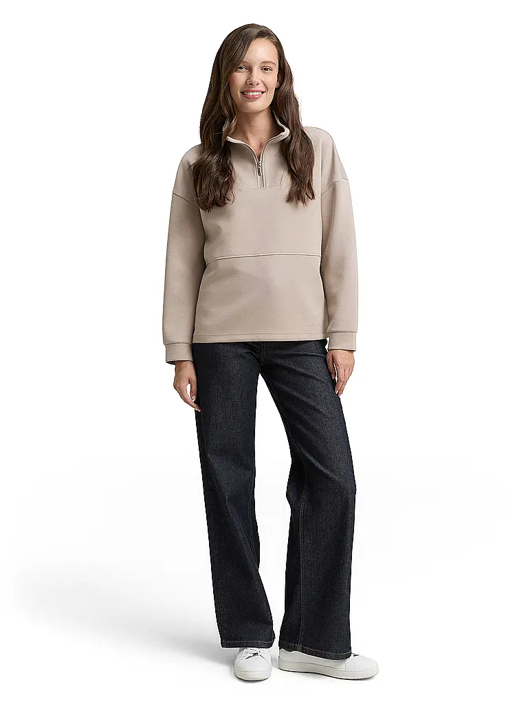 TOM TAILOR | Troyer Pullover  | creme