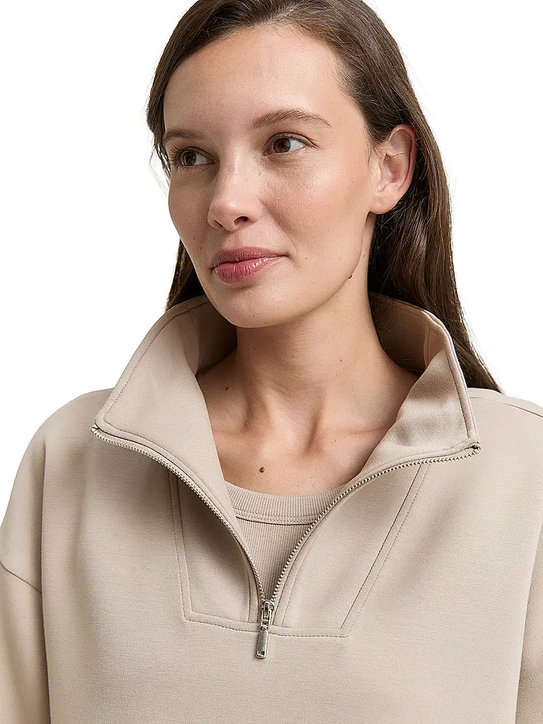 TOM TAILOR | Troyer Pullover  | creme