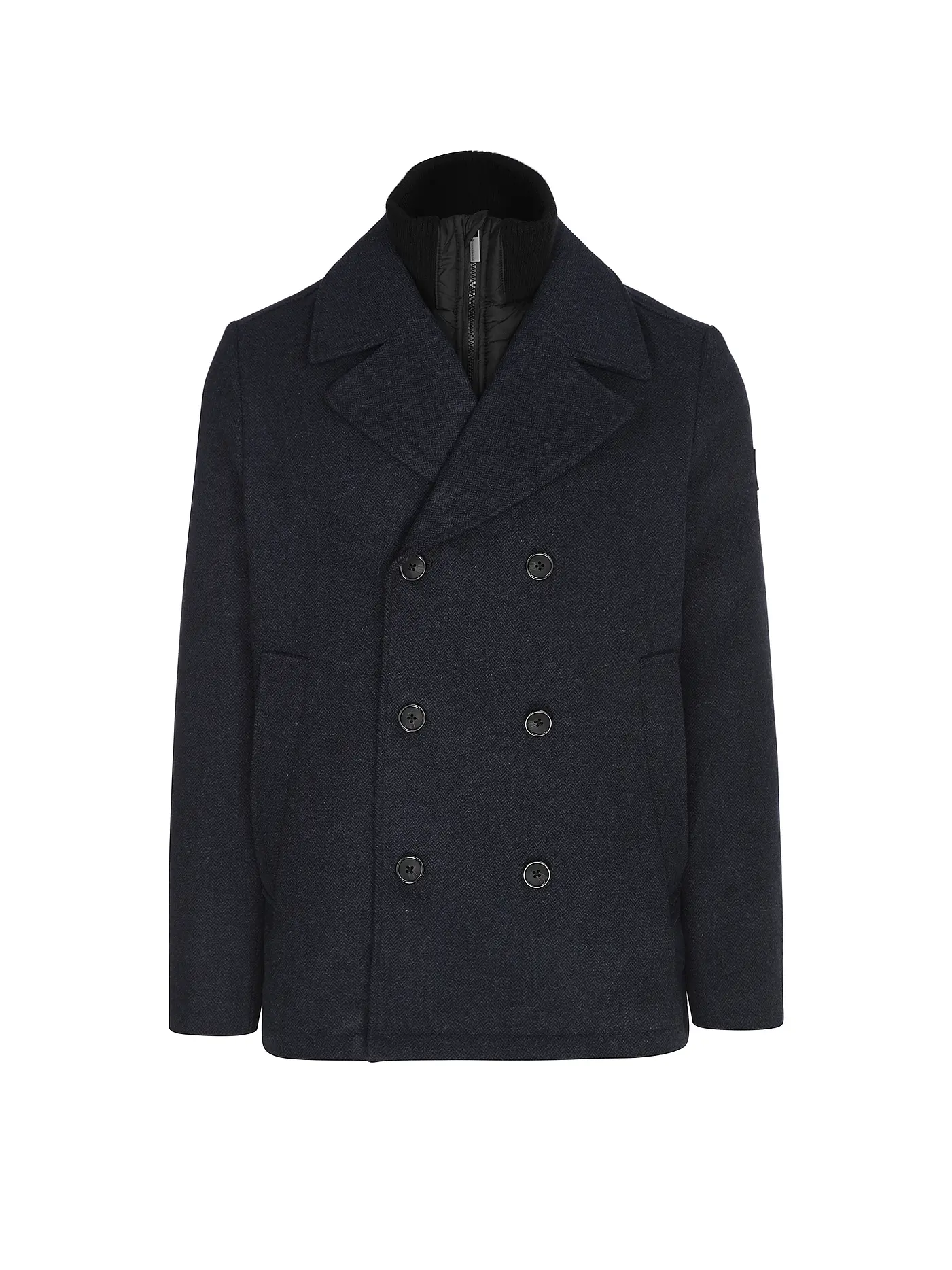 TOM TAILOR | Wolljacke 2-in-1 | blau