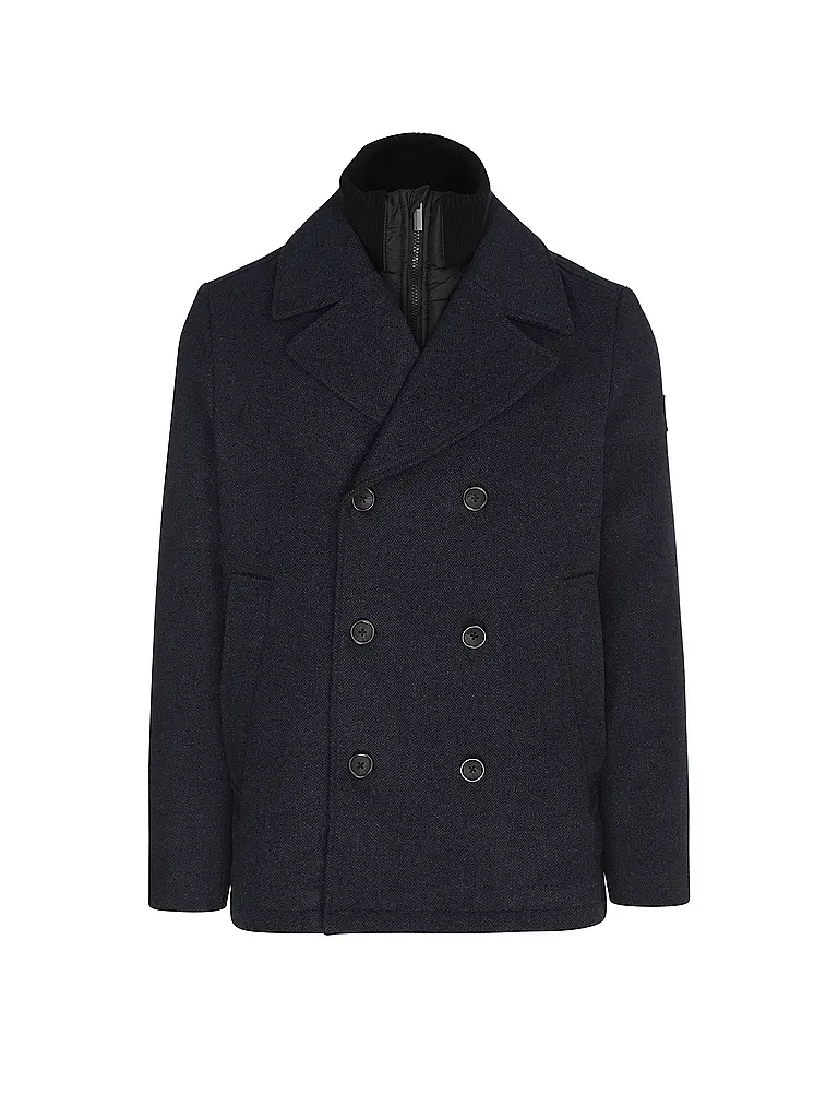 TOM TAILOR | Wolljacke 2-in-1 | blau
