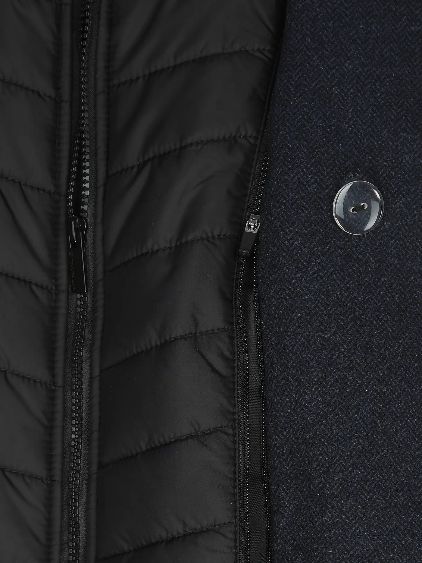 TOM TAILOR | Wolljacke 2-in-1 | blau