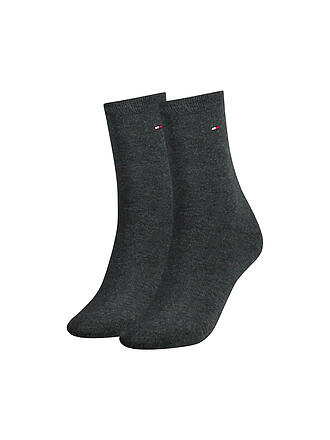 TOMMY HILFIGER | Socken 2er Pkg anthracite melange