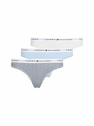 TOMMY HILFIGER | String 3-er Pkg purple