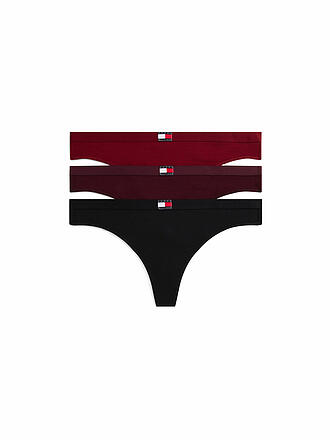 TOMMY HILFIGER | String 3er Pkg. rot
