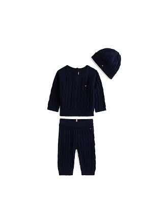 TOMMY HILFIGER | Baby Set 3-teilig Sweater, Hose und Mütze