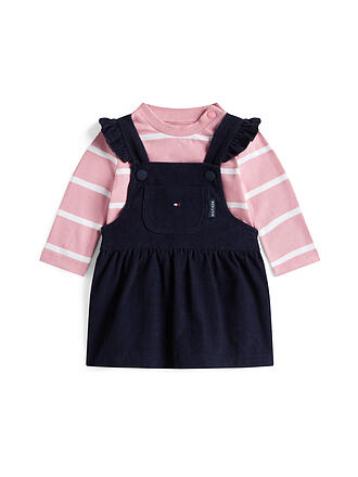 TOMMY HILFIGER | Baby Mädchen Set 2-teilig Langarmshirt und Kleid