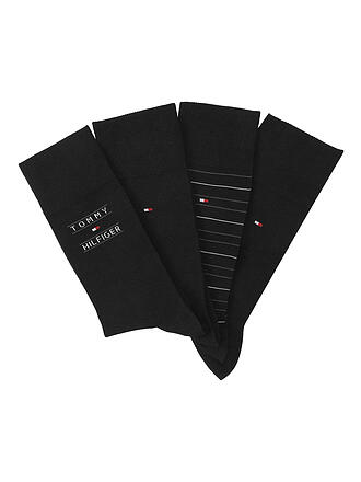 TOMMY HILFIGER | Socken 4er Pkg black