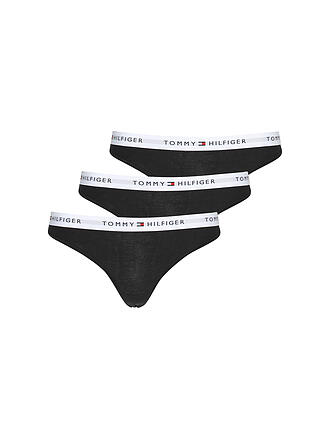 TOMMY HILFIGER | String 3er Pkg. black