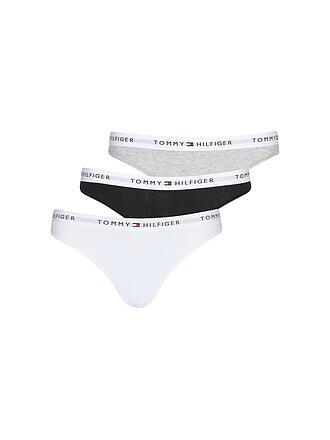 TOMMY HILFIGER | Slips 3er Pkg. black / white / grey