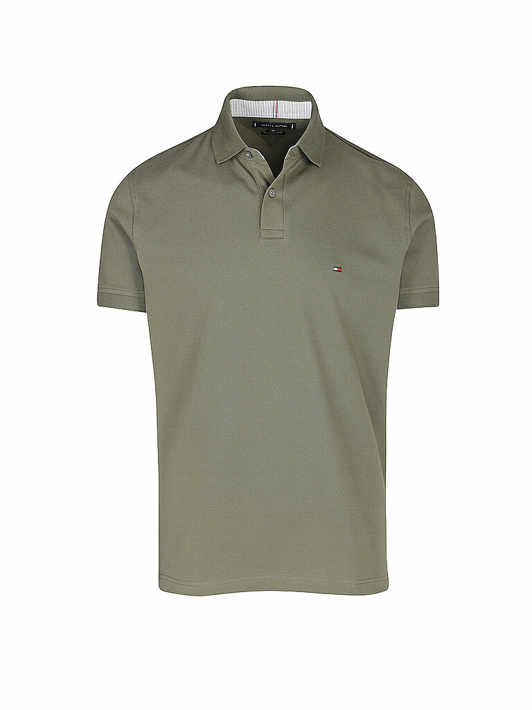 TOMMY HILFIGER Poloshirt Regular Fit olive | L