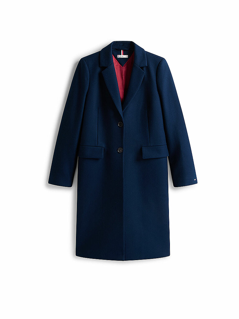 TOMMY HILFIGER Wollmantel dunkelblau | 42