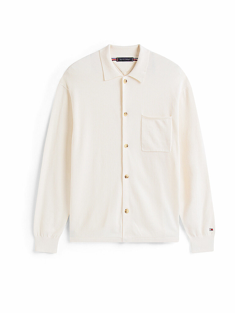 TOMMY HILFIGER Strickjacke creme | L