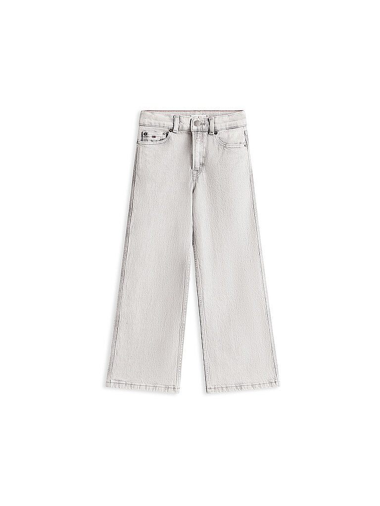 TOMMY HILFIGER Mädchen Jeans Wide Fit hellgrau | 176