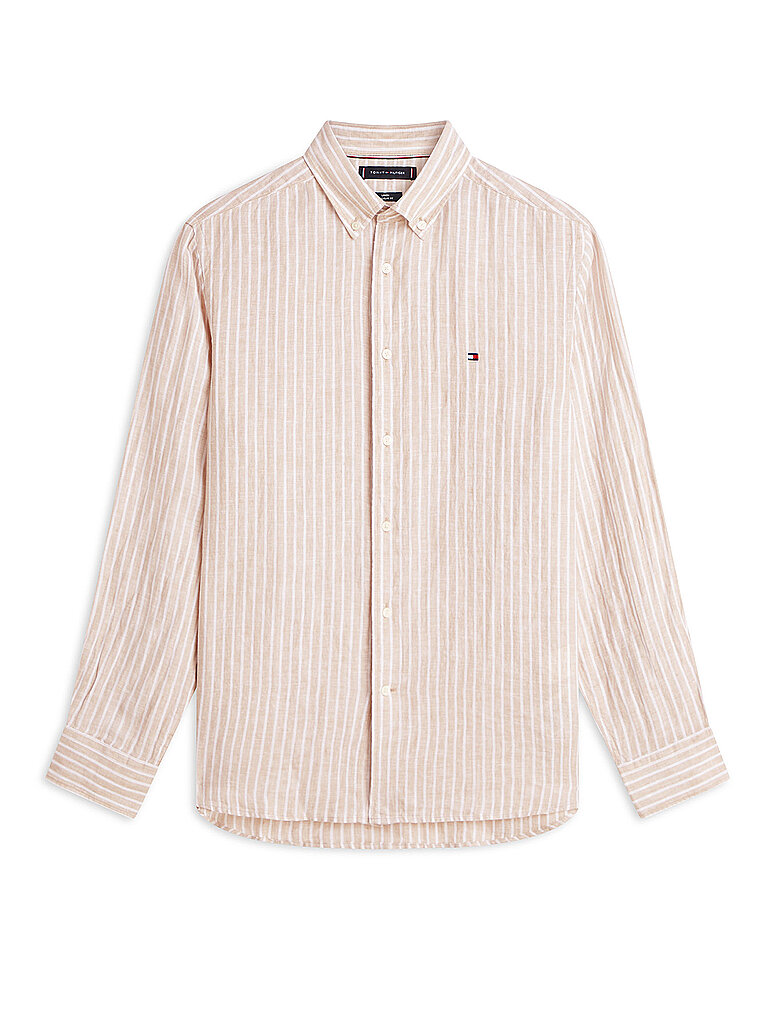 TOMMY HILFIGER Leinenhemd beige | L
