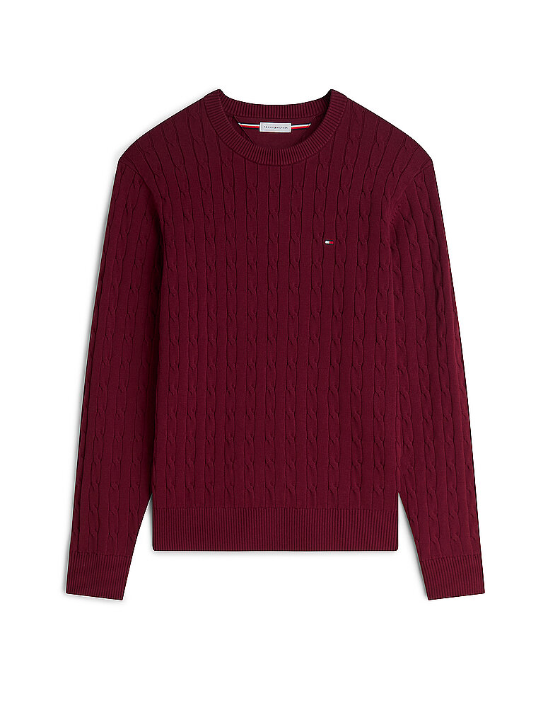 TOMMY HILFIGER Pullover dunkelrot | M
