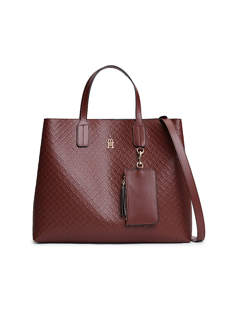 TOMMY HILFIGER Tasche - Henkeltasche TH ICON beere