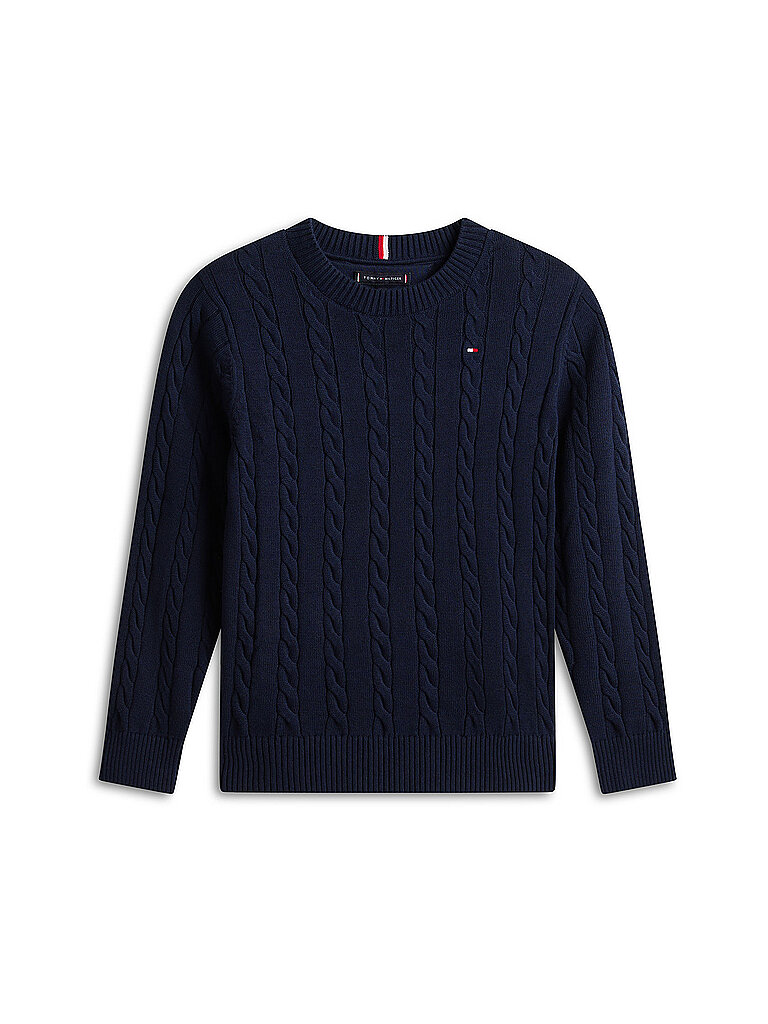 TOMMY HILFIGER Jungen Pullover dunkelblau | 164