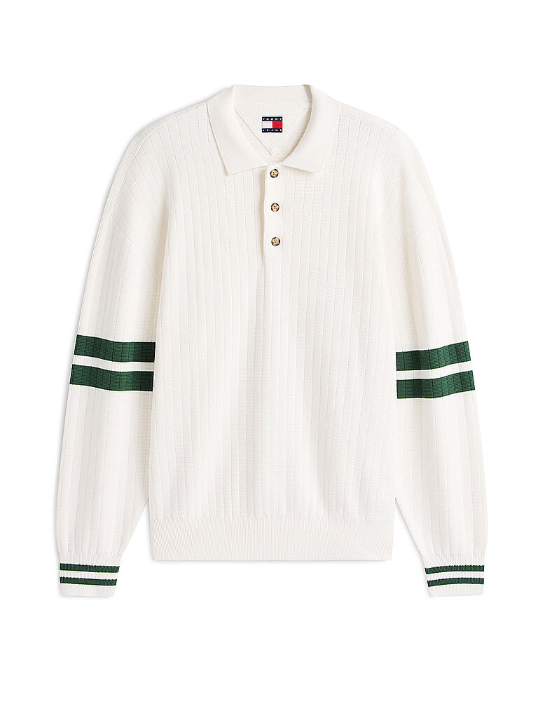 TOMMY JEANS Poloshirt weiss | L