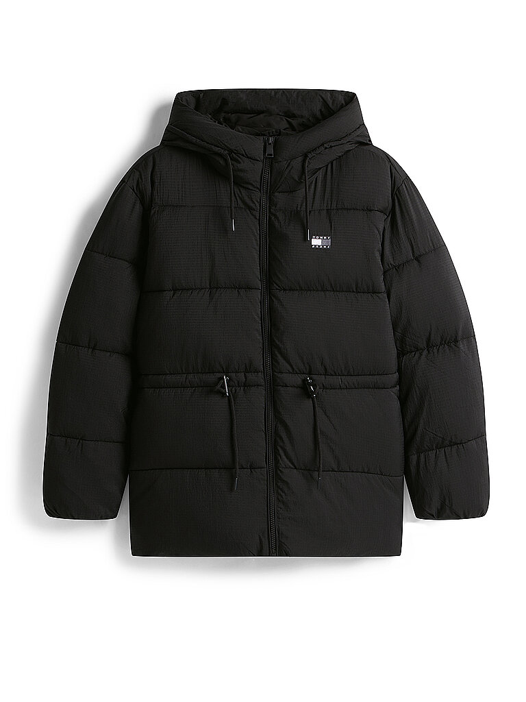 TOMMY JEANS Steppjacke schwarz | S