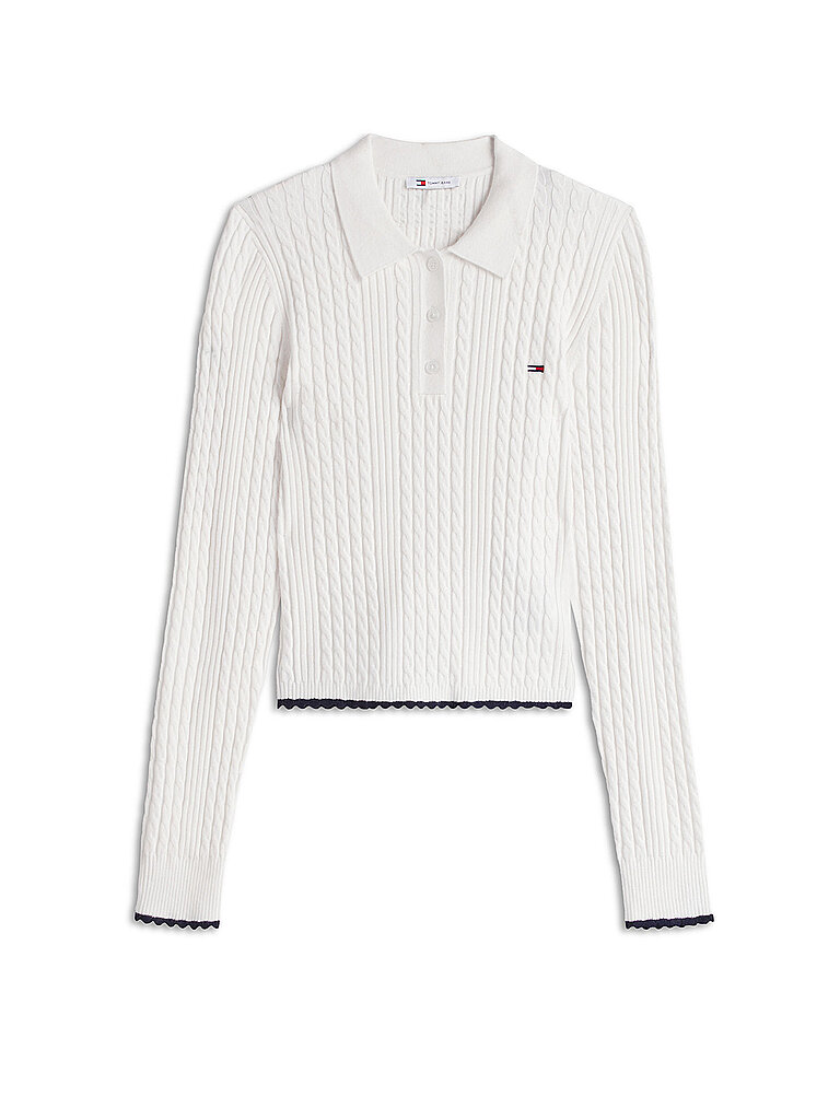 TOMMY JEANS Pullover weiss | S