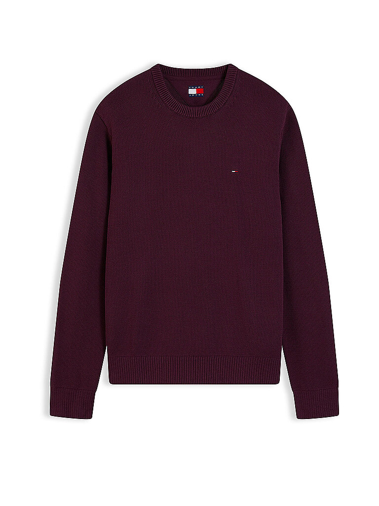 TOMMY JEANS Pullover dunkelrot | XL