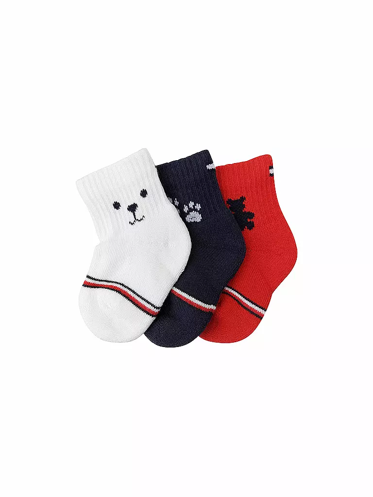 TOMMY HILFIGER |  Jungen Socken Geschenkbox 3er Pkg tommy original | blau