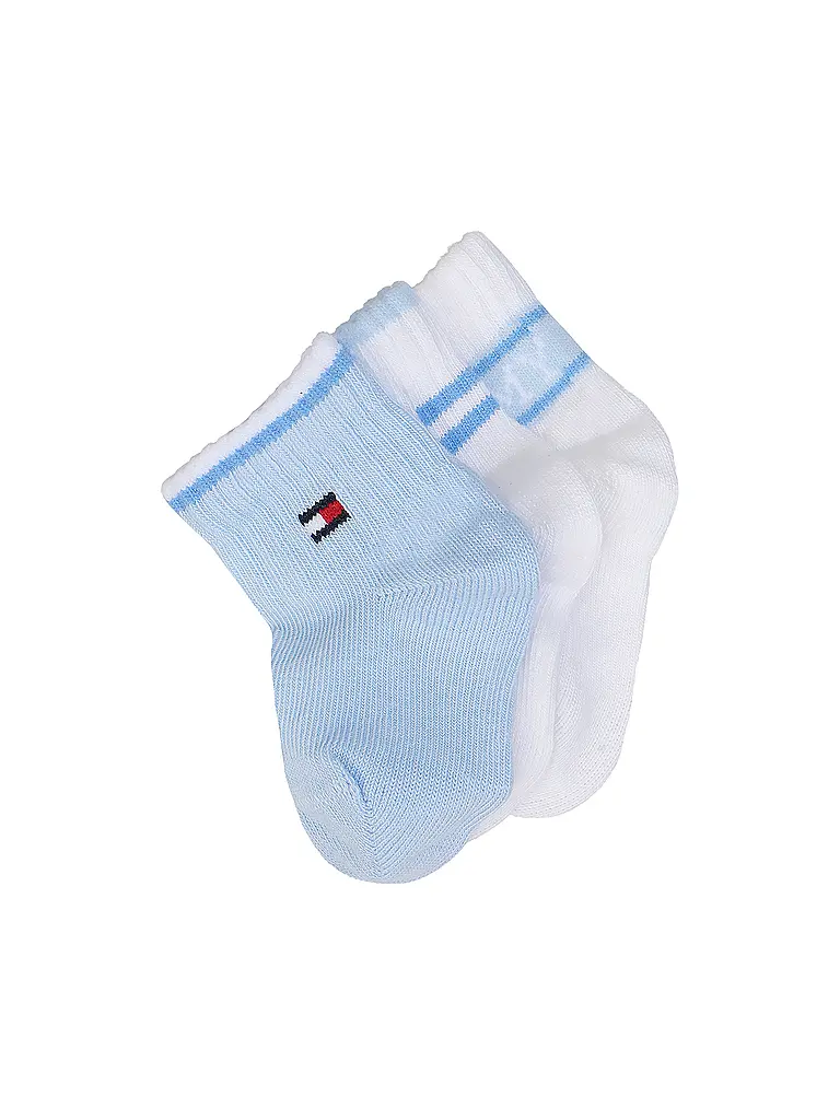 TOMMY HILFIGER | Baby Jungen Socken 3er Pkg. light blue | hellblau