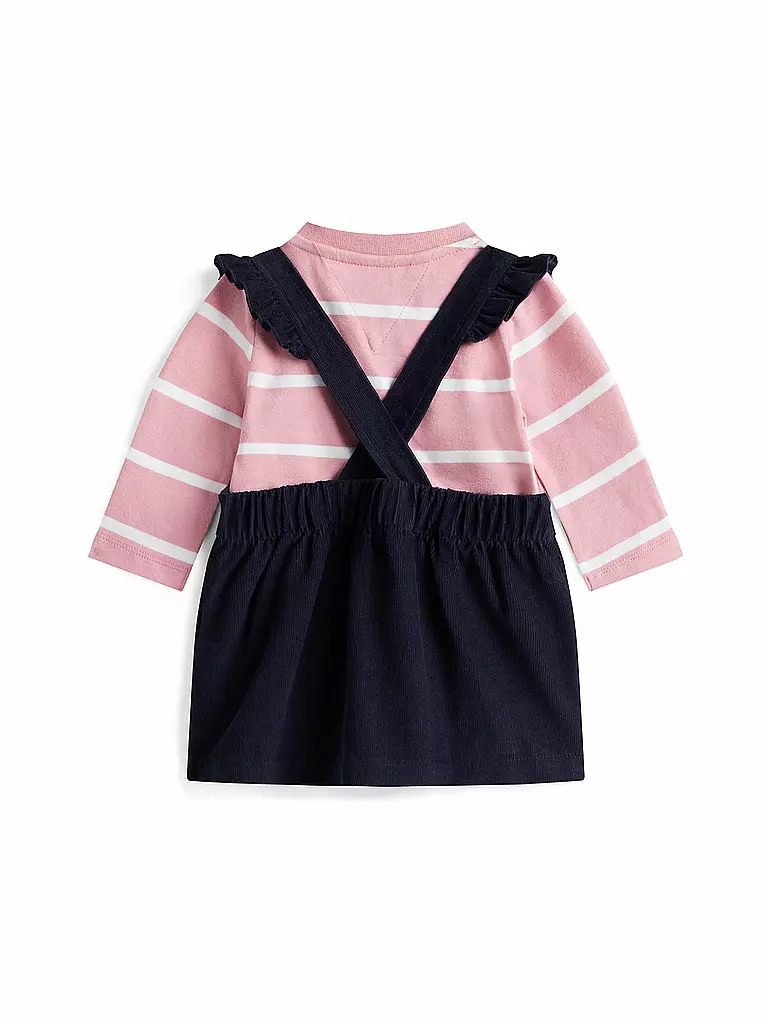 TOMMY HILFIGER | Baby Mädchen Set 2-teilig Langarmshirt und Kleid | 