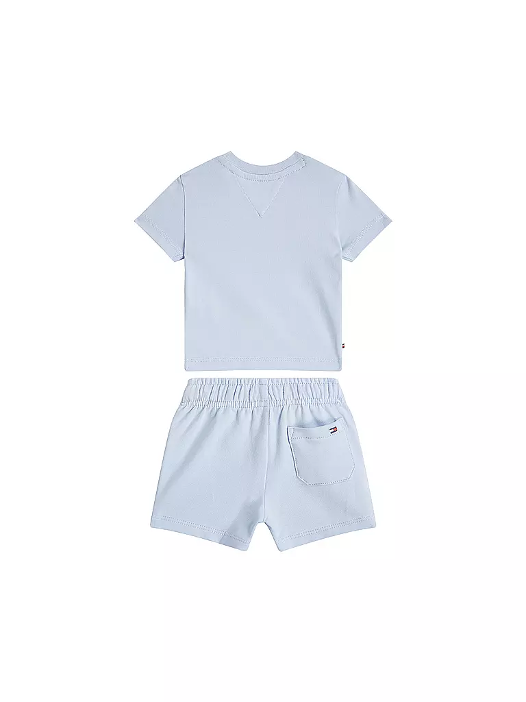 TOMMY HILFIGER | Baby Set 2-teilig T-Shirt und Shorts | hellblau