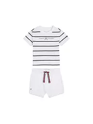 TOMMY HILFIGER | Baby Set 2tlg T-Shirt und Shorts | weiss