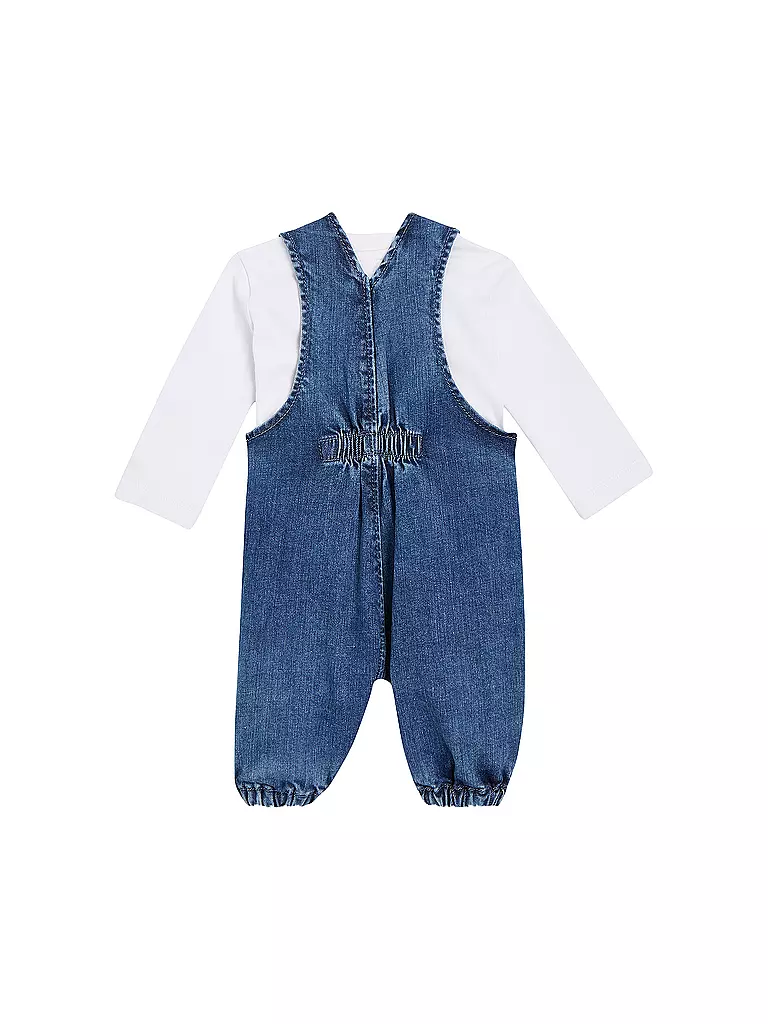 TOMMY HILFIGER | Baby Set Langarmshirt und Latzhose | blau